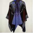 Scarf hot sale geometric dotted cashmere pattern jacquard shawl dual-purpose cloak