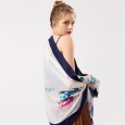 New scarf female summer beach sunscreen shawl scarf dual-use lengthened beach towel super versatile