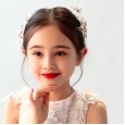 Girls catwalk princess hair accessories children's white flowers handmade pearl hair comb flower girl plug comb headdress hairpin hairpin female