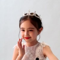 Children's hair accessories crown headdress princess headband flower girl headband girls hair accessories rhinestone crown performance spring and summer new