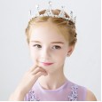 Children's hair accessories crown headdress princess headband flower girl headband girls hair accessories rhinestone crown performance spring and summer new
