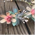 Girls garland head flower beautiful handmade children's hair accessories birthday handmade headdress married Mori girl Korean flower girl accessories