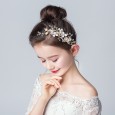 Children's hairpin performance accessories baby cute head flower girl wild hair accessories girls birthday headdress princess