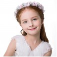 Children's head flower jewelry girl wreath headwear little girl flower princess Mori female flower girl hair accessories show
