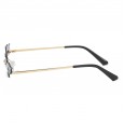 New fashion trend flame sunglasses men and women metal frameless street shot sunglasses narrow-rim glasses S9026