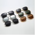New fashion square iron man sunglasses men and women tide thick edge metal sunglasses glasses S9053