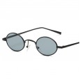 The new oval small frame sunglasses steampunk retro glasses street shot sunglasses S8003