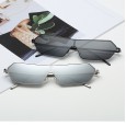 New fashion integrated sunglasses female trend personality colorful round face sunglasses S9007