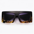 New retro big frame square sunglasses men and women hipster print sunglasses street shot glasses S9067