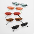 New candy-colored small-frame sunglasses men and women trendy street shot curved feet sunglasses personality sunglasses S9063