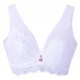 Xia Qiu new ultra-thin sexy lace bra comfortable fat mm large size underwear female no sponge large size bra