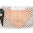 Plus size underwear ladies lace underwear sexy transparent oversize underwear briefs