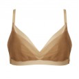 High-end withered rose no trace no steel ring bra new thin section gathered comfortable sexy underwear set