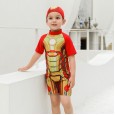 Cartoon superhero children swimsuit boy Siamese big boy hot spring baby swim trunks child swimsuit baby