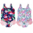 Wind children's swimsuit female one-piece swimsuit princess 2-6 years old girl girls swimsuit infant baby swimsuit
