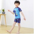 Children's bathing suit boy swimming trunks suit surfing suit boy split swimsuit baby swimsuit swimming cap