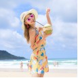 Swimsuit new one-piece skirt swimsuit female small chest gather sexy backless cover belly hot spring swimsuit
