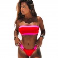 New swimsuit ladies bikini popular sexy split gradient swimsuit