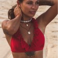 New swimsuit ladies sexy split bikini lace new swimsuit tether