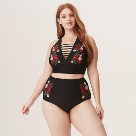 Increased high waist swimsuit plus size bikini BIKINI