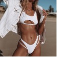 Women's new bikini openwork swimsuit