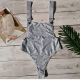 New one-piece swimsuit female striped printed one-piece swimsuit