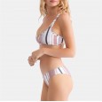 Women's New Bikini Beach Stripe Print