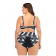 Siamese enlarged female swimsuit big cup MM swimsuit was thin 8929