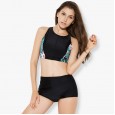 Sexy vest sports split bikini female swimsuit hot spring was thin swimsuit 12