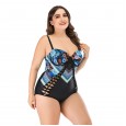 Siamese increase female swimsuit big cup MM swimwear steel support 8838