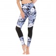 Running tight moisture wicking yoga pants sports fitness pants female printed leggings 024