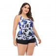 Split increase female swimsuit big cup MM swimsuit was thin 8847
