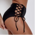 Sexy high-waist bikini swimsuit steel support gathered thin swimsuit 9503