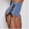 Sexy high-waist bikini swimsuit wearing a rope strap was thin swimsuit 95