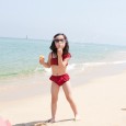 Children girls bikini swimsuit skirt split girl hot spring cute swimsuit 13005