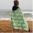 Bath towel style formaldehyde-free beach swimming can wear children's plus size hooded bath towel cloak 76cm