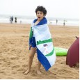 Bath towel style formaldehyde-free beach swimming can wear children's plus size hooded bath towel cloak 76cm