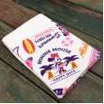 Bath towel cartoon active printing one side gauze one side terry cloth soft and absorbent home baby bath towel