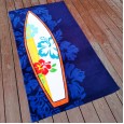 Pure cotton beach towel active printing cut velvet sports surfing swimming big bath towel