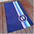 Pure cotton beach towel active printing cut velvet sports surfing swimming big bath towel