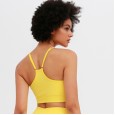 New yoga wear moisture wicking shirt exposed navel sports tight sexy running bra female
