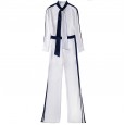 Summer new chiffon casual suit female high-end was thin and loose wide-leg trousers temperament simple two-piece suit
