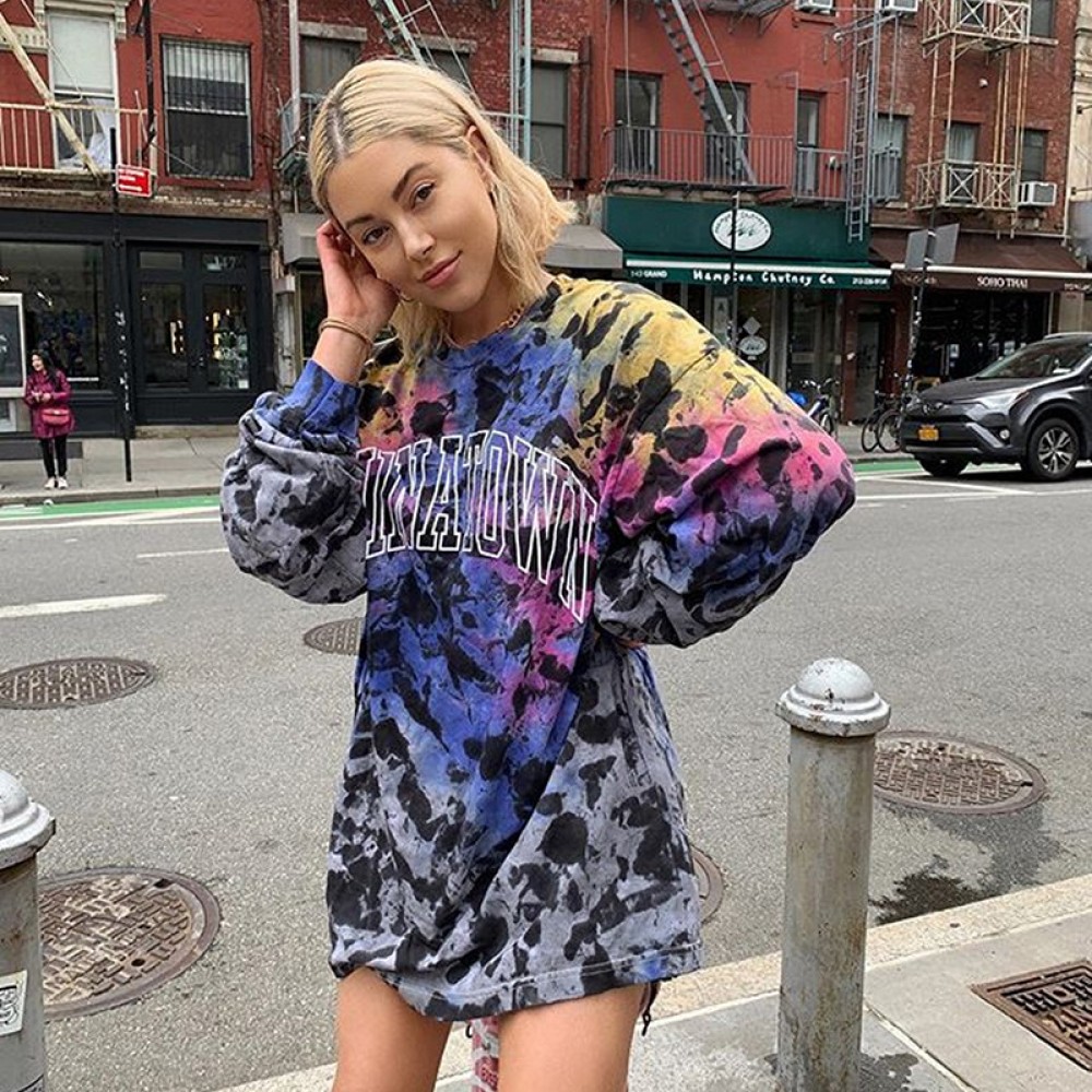 Hot Sale Women's Letter Printing Sports Autumn and Winter Crew Neck Sweater Women's Women's