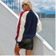 Women's fall / winter imitation lambs wool ladies plush jacket short jacket coat women
