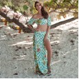 Hot-selling beach vacation was thin jacket skirt skirt bohemian casual female two-piece suit