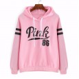 Hot sale new letter printed hooded sweater women spring and autumn plus velvet long-sleeved women's jacket coat
