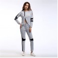 Hot sale new long-sleeved ladies hooded spring and autumn sportswear fashion casual suit