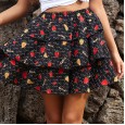 Hot short skirt high waist was thin new skirt female summer large size a-line skirt women