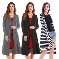 Spring women's body slimming irregular long-sleeved long-sleeved cardigan jacket women
