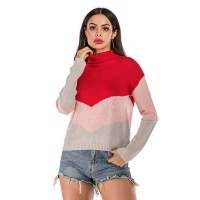 Autumn and winter sweater women's round neck pullover new sweater women